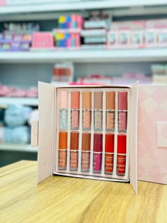پک رژ لب مایع ۱۲ عددی دراگون درب دار